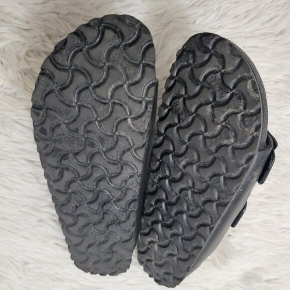 Birkenstock Womens 38 US Sz 8 Arizona Eva Black Slides Slip-On Sandals - Picture 4 of 5